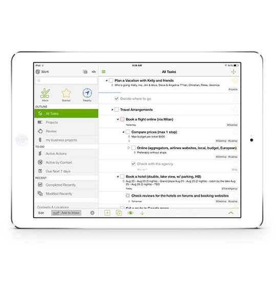 MLO iPad 大綱層級